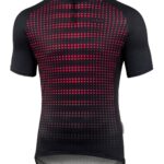 Koszulka kolarska uniwersalna 230 Dot Signal Black Red