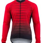 Bluza kolarska uniwersalna 230.16 Dot Signal Red