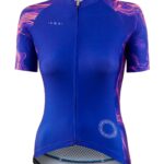 Koszulka kolarska damska 215 Liquid Ultraviolet