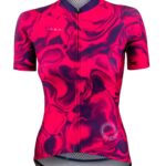 Koszulka kolarska damska 215 Liquid Cherry