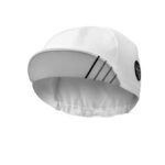 Czapka kolarska z daszkiem Classic White