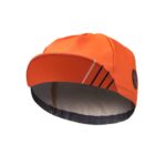 Czapka kolarska z daszkiem Classic Orange