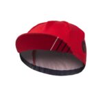 Czapka kolarska z daszkiem Classic Red