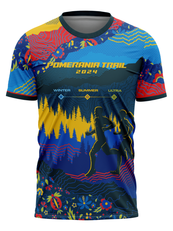 Pomerania t-shirt z mikropoliestru